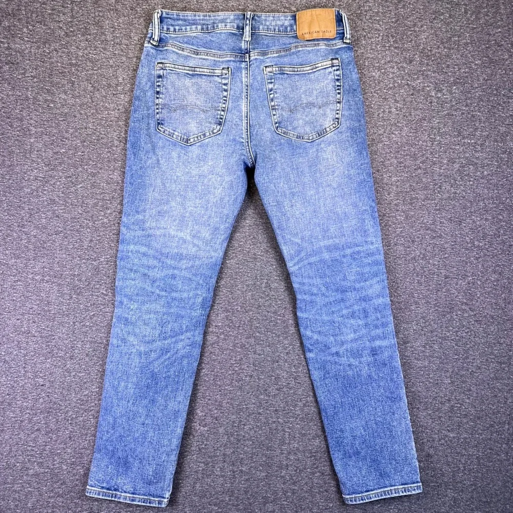 American Eagle Outfitters Men Slim Fit Denim Jeans 30x30 Airflex+ Fits30x27.5 AE